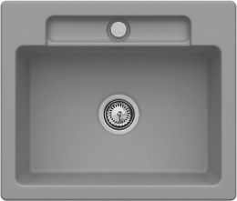 Villeroy & Boch SILUET 60 S 334601SL Кухонная мойка 600 x 220 x 510 мм (цвет серый камень)