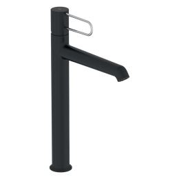 Фото Смеситель для раковины Jacob Delafon Odeon Rive Gauche E21030-CP-BL, высокий, с донным клапаном, кор