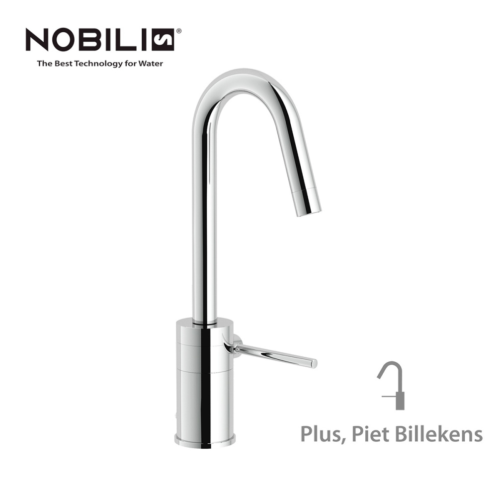 Фото NOBILI Plus PL00128/1CR - Смеситель для раковины (хром)