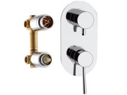 Смеситель Remer для ванны встраиваемый RR N93 7 3 вых.