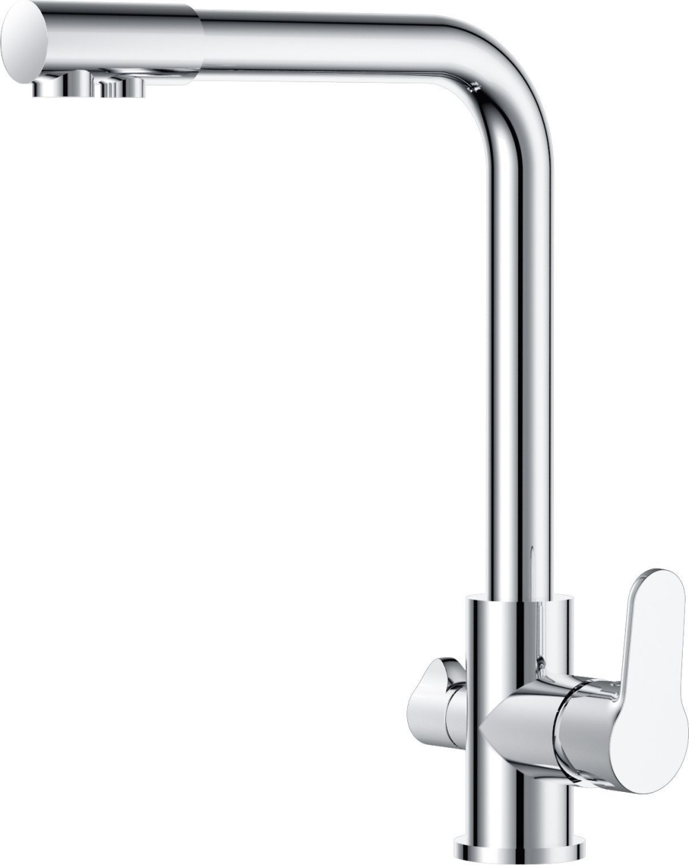 Фото Смеситель для кухни D&K Rhein.Marx (DA1391601) с подключением к фильтру хром