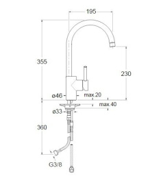 Cristina Exclusive EV12451 Смеситель для ванны