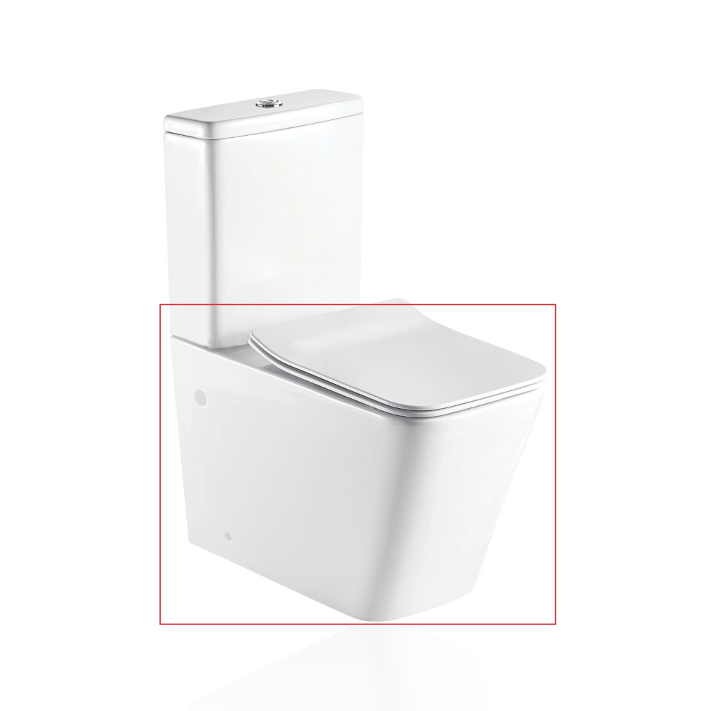 Фото Чаша унитаза Koller Pool Kvadro с сидением (KR-0675-RC-C)