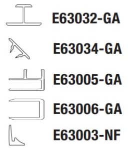 Монтажный комплект Jacob Delafon Panolux E63031-GA, для установки душевого уголка, серый