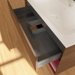 Villeroy Boch Finion F040HBGN Тумба под раковину 996х498 мм (peony matt/walnut veneer)