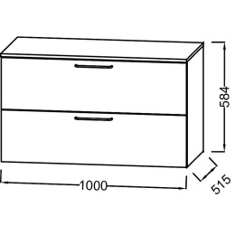 JacobDelafonODEON RIVE EB2549-R5-N18 Тумба, 100 см