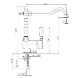Фото Смеситель для кухни Paini Cox 78CR5881ANTKM хром