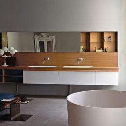 Фото Раковина встраиваемая Agape Ottocento 2 (ACER0899LZ *0) 80x39.2x14 см, цвет: белый