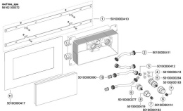 Фото Встраиваемая функциональная часть Keuco MeTime_spa 56162000072