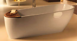 Фото Kerasan Aquatech 375101 Деревянная полка-решетка на ванну