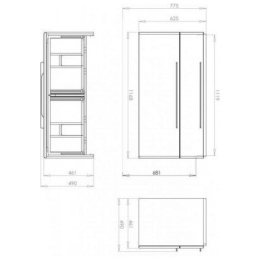 Тумба для раковины IFO Grandy RK140012200 белый 120
