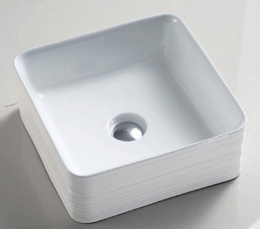 Фото Раковина 39,5 см BelBagno (BB1421) квадратная, санфаянс