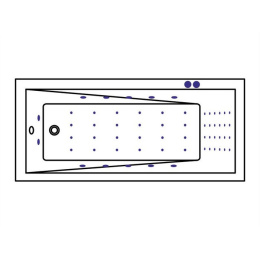 Фото Excellent Wave Slim WAEX.WAV170.75S.NANO Ванна 170x75 "NANO" (хром)