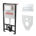Инсталляция AlcaPlast AM101/1120-4:1 M571-VE-01 с кнопкой хром, крепление, шумоизоляция