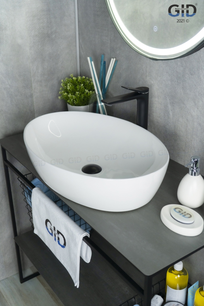 Фото Раковина накладная Gid N9433