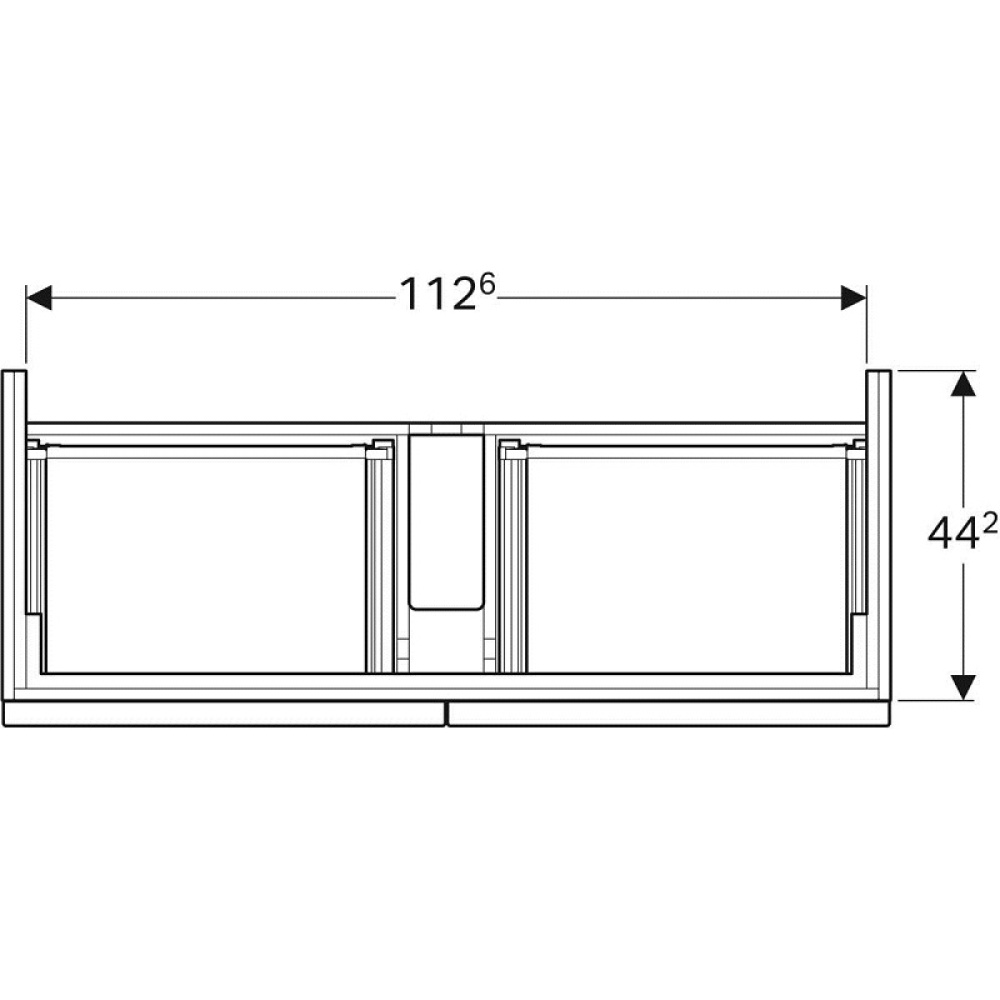 Фото Geberit iCon 840422000 Тумба для раковины, с ящиками выдвижными