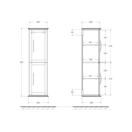 Керамическая раковина CEZARES 50200
