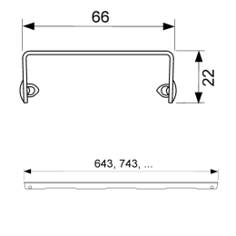 TECEdrainlinе Решетка 800 мм, нерж. сталь, матовая