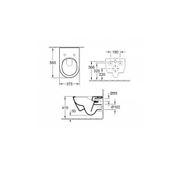 Подвесной унитаз Villeroy&Boch Verity Design CeramicPlus 5643 HR R1