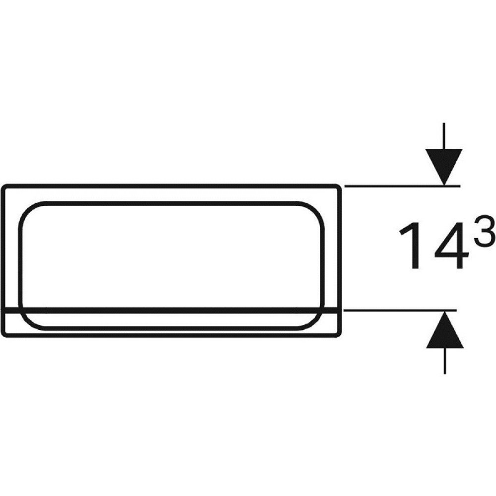 Geberit Renova Plan 869013000 Шкаф, средний