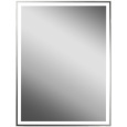 Континент МВК053 Зеркало-шкаф "Mirror Box black Led" 600х800