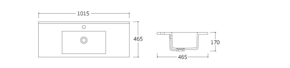 Фото Раковина керамическая Vincea (VBS-13100) белый