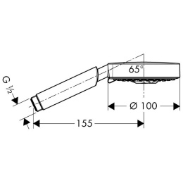 Ручной душ Hansgrohe Raindance (28552000)