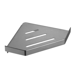 Фото Угловая полка Boheme Q (10318-GM) сталь