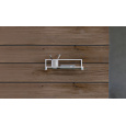 Velvex Loft pkGEL.40-58 Полка металлическая со стеклом White