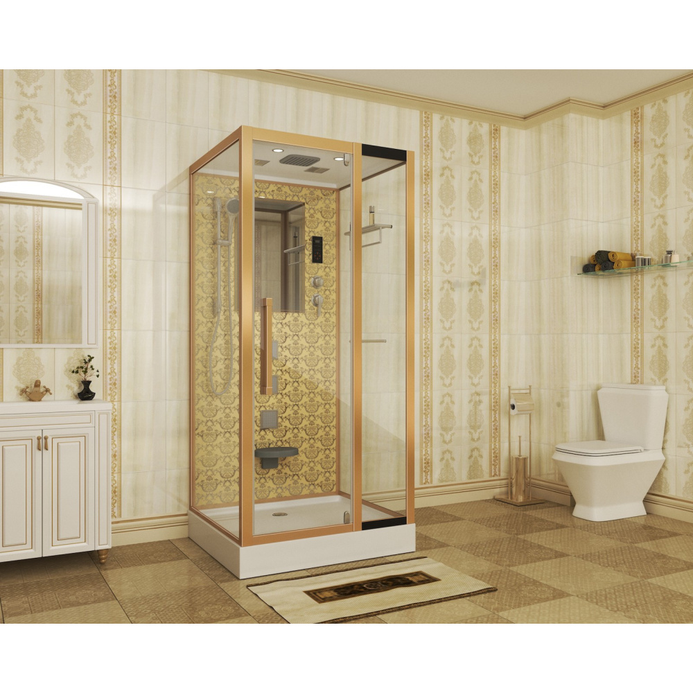 Душевая кабина 100x90x215 Niagara (NG-7714G) акрил, Поддон низкий