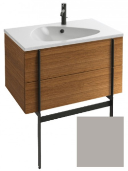 Фото Тумба под раковину Jacob Delafon Nouvelle Vague 80 см, EB3030-N21, цвет - серый титан глянцевый