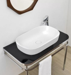 Раковина накладная 65 см ArtCeram Ghost (GHL002 14 00) красный