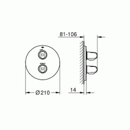 Фото Гигиенический душ с термостатом Grohe 19984+28343+28362