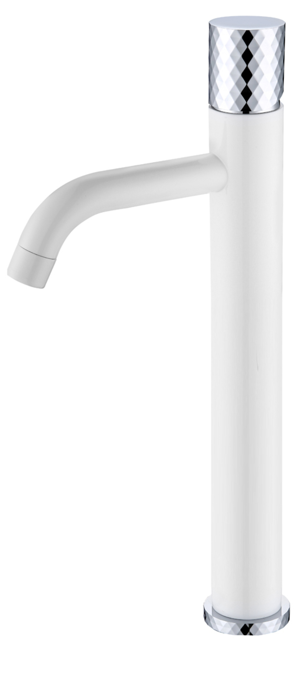 Фото Смеситель для умывальника Boheme Stick (122-WCR) белый