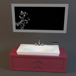 Villeroy & Boch La Belle малиновая, 1 ящик A584 10DU
