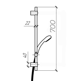 Фото Душевая стойка Paini Verona 99PW124P1 сатин