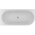Акриловая ванна Riho DESIRE CORNER RECHTSVELVET - WHITE MATT/ BLACK MATTSPARKLE SYSTEM/LED
