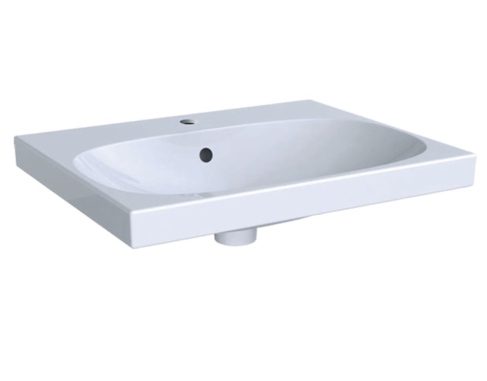 Раковина Geberit Acanto 500.621.01.2, 65 х 48,2 см, белая