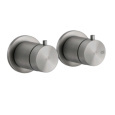 Смеситель для душа Gessi 316 Bath-Shower 54236#239, сталь шлифованная/брашированная (Steel Brushed,