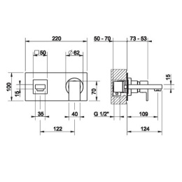 Фото Смеситель для раковины Gessi Rettangolo (20081#031) хром