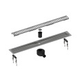 Душевой лоток TIMO Drain System 600  DS230106/00 с вставкой "lines", Хром