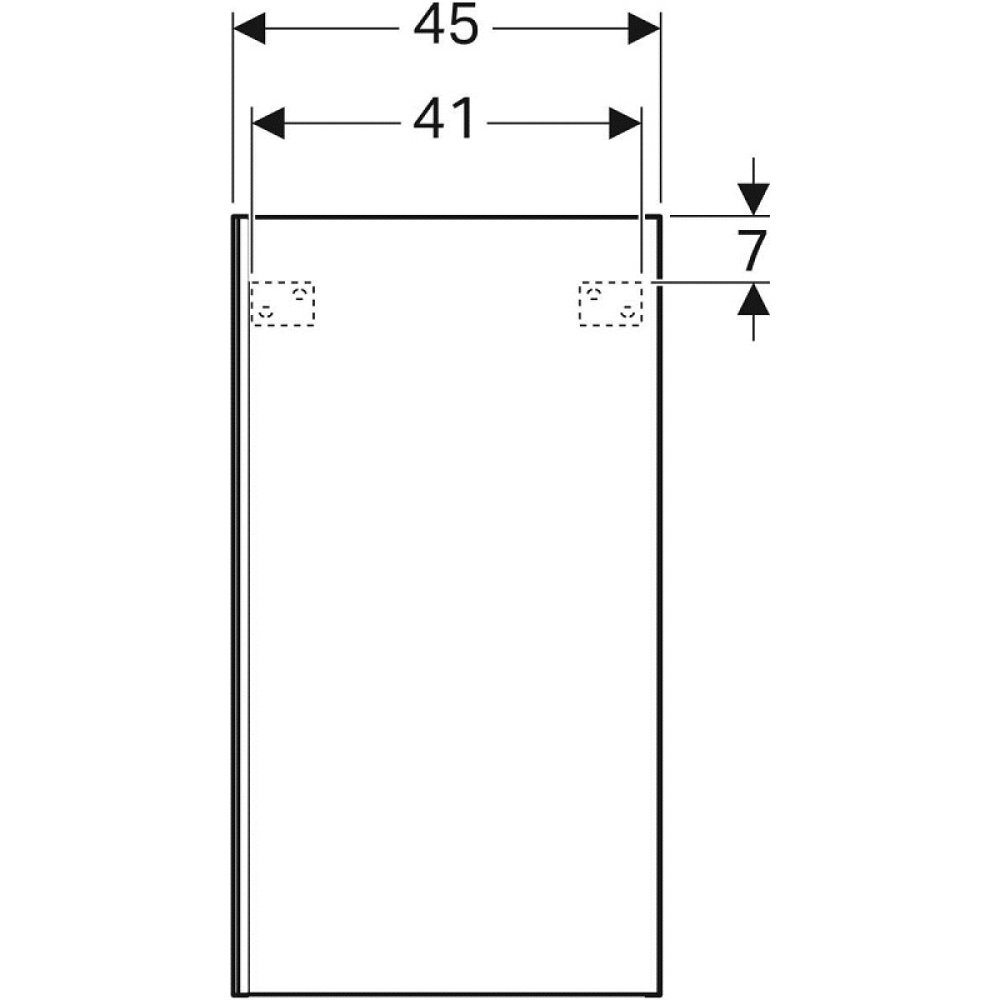 Geberit Acanto 500.639.JK.2 Шкаф, средний