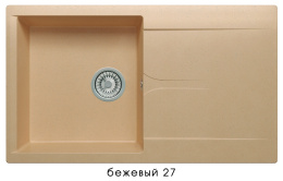Кухонная мойка POLYGRAN Gals-860 (Gals-860  № 27   бежевый)