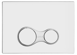 Инсталляция Vitra с безободковым унитазом Sento, клавиша хром матовый, тонкое сиденье микролифт, ком