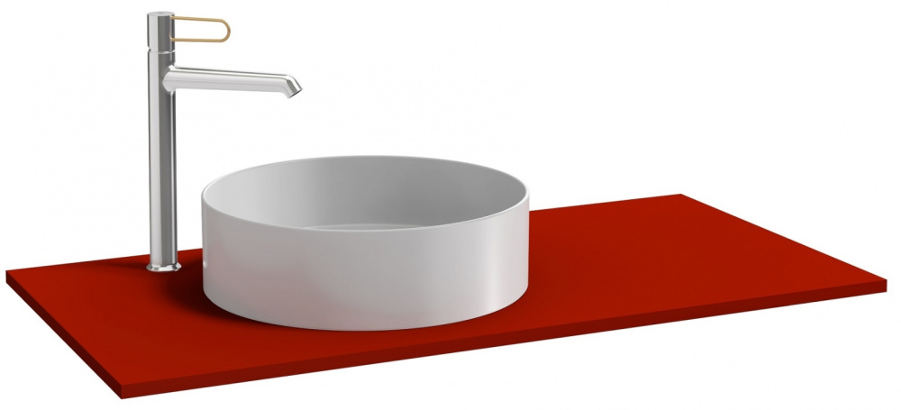 Фото Столешница без выреза под раковину Jacob Delafon Odeon Rive Gauche 90 см, EB2593-M69, цвет тёмно-кра