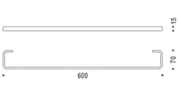 Полотенцедержатель Colombo Time W4211.CR хром