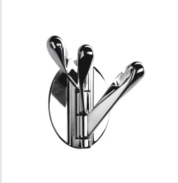 Крючок тройной Colombo Luna СB17TRIO.000, хром