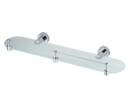 Полка стеклянная WasserKRAFT Donau 9444, с бортиком
