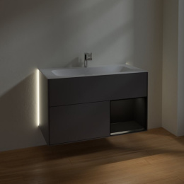 Villeroy Boch Finion G040PHGK Тумба под раковину 996х498 мм (glossy black/anthracite matt)
