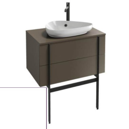 Тумба под раковину Jacob Delafon Nouvelle Vague 80 см, EB3039-F30, белый сатин